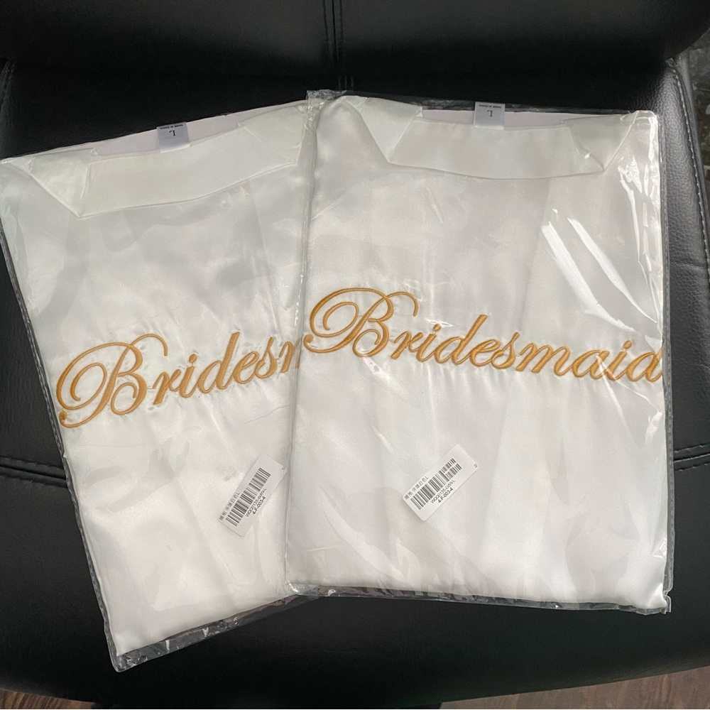 Size Large bridesmaids Robes